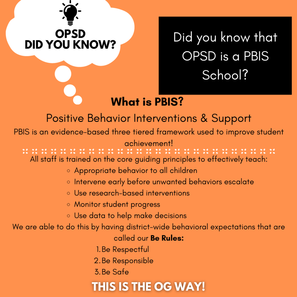 OPSD did you know graphic