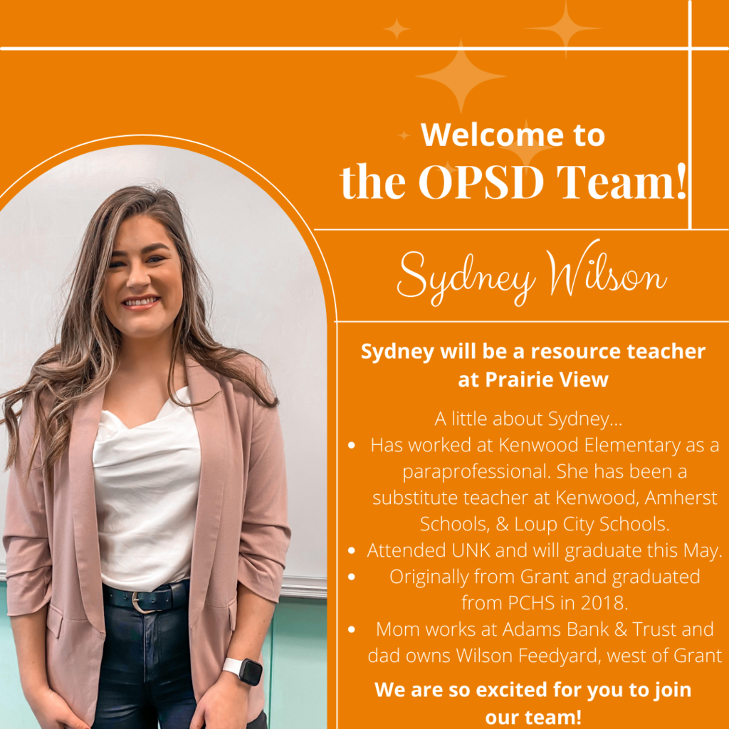 Sydney Wilson Welcome Post
