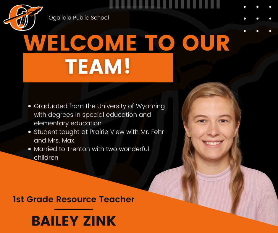 Bailey Zink Welcome